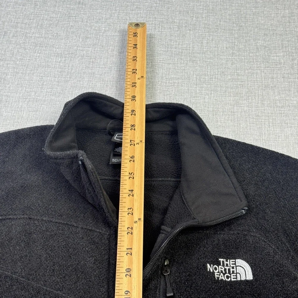 The North Face Jacket Mens‎ XL Black Fleece Full Zip Stand-Up Collar Breathable